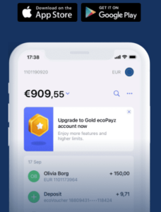 EcoPayz mobile app
