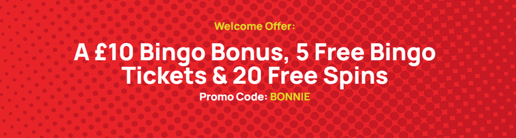 bonnie bingo welcome offer 
